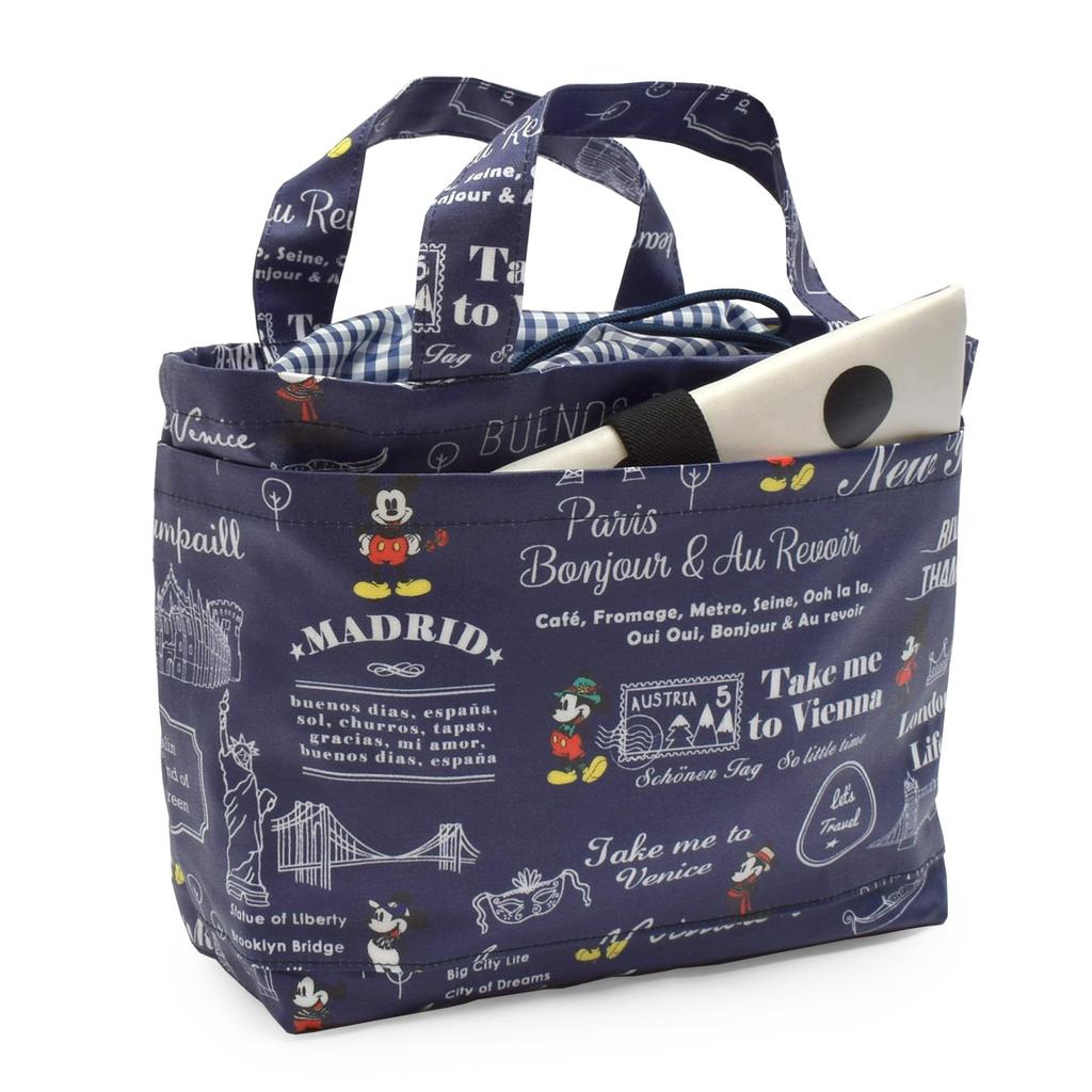 COLORFUL CANDY STYLE Disney Diaper Pouch and Baby Backpack Set Mickey TRAVEL (Drawstring Tote) / Mouse/LET'S / B8003000-BTR