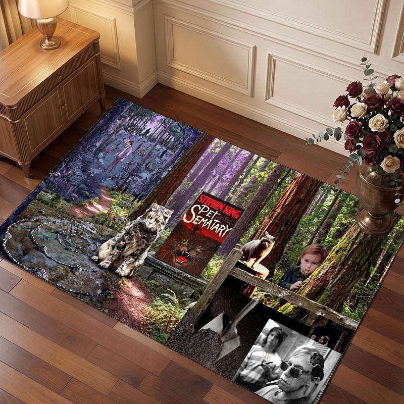 Pet Sematary Rug Soft Thick Non Slip Floor Carpet for Bedroom Living Room Home Decor