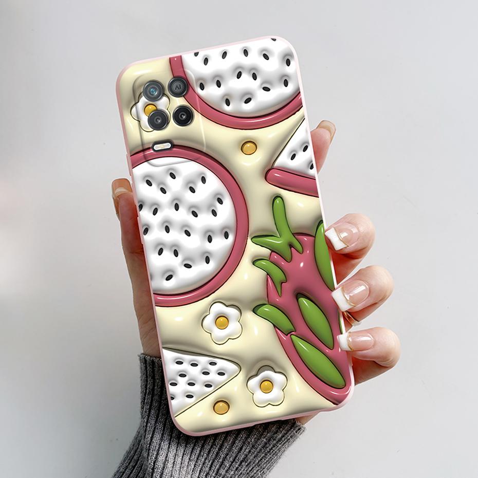 For Realme Narzo 30 5G Case Narzo30 RMX3242 Silicone TPU Cartoon Soft Phone Case For Ralme Narzo 30 5G Cover Coque Bumper Fundas