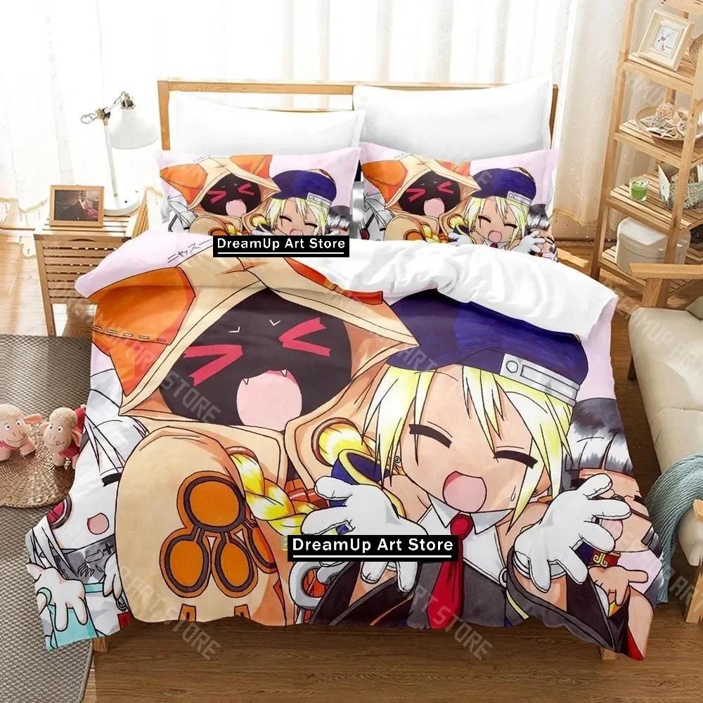 3D Печать Blazblue Комплект постельного белья Односпальный Полуторный Двуспальный Евро Евро-макси Размер Постельное белье Взрослый Детская Спальня Пододеяльник Комплекты 3D Печать Аниме Постельное