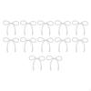 12 Pieces Bow Cake Toppers Imitation Pearl Knot DIY Accessories Baking Supplies Bowknot