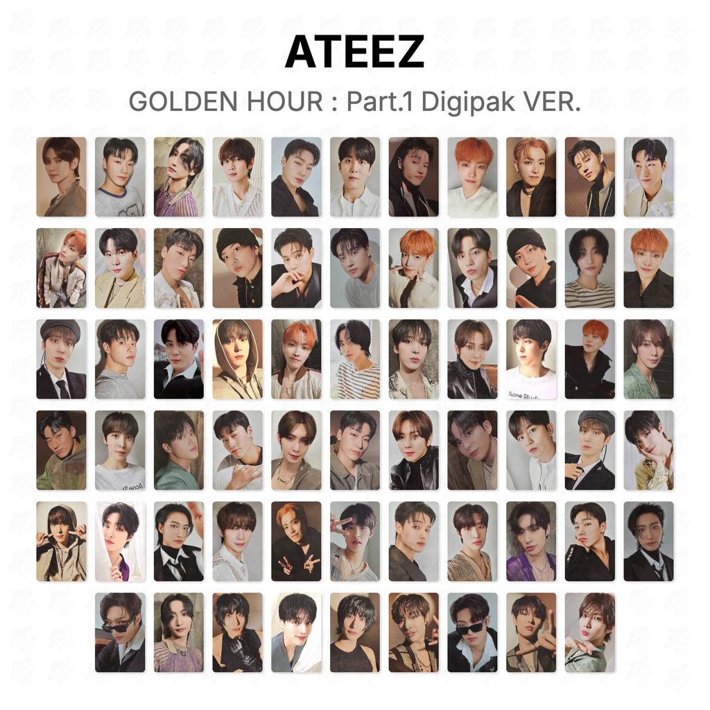 ATEEZ ЗОЛОТОЙ ЧАС : Часть 1 Digipak ВЕР. Официальная фотокарта