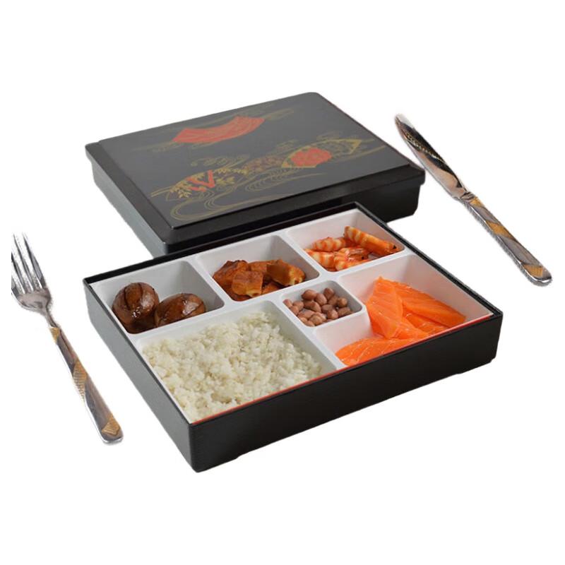 Меламиновая коробка для обеда bento на 6 отделений