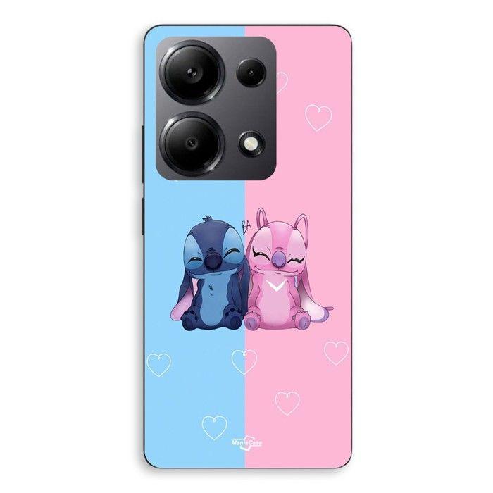 Coque de téléphone - MANIACASE - Xiaomi Redmi Note 13 Pro 4G - Silicone - Souple - Stitch Angel mignon