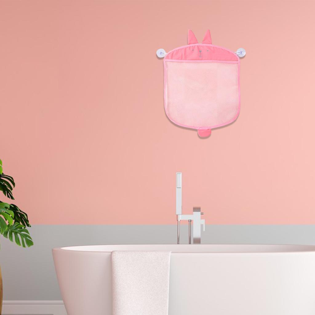 Versatile Baby Bath Time Toy Tidy Storage Hanging Bag Multi-functional Bathroom Organiser Net