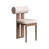 Pre-Owned Solid Wood French Retro Dining Chair with Backrest