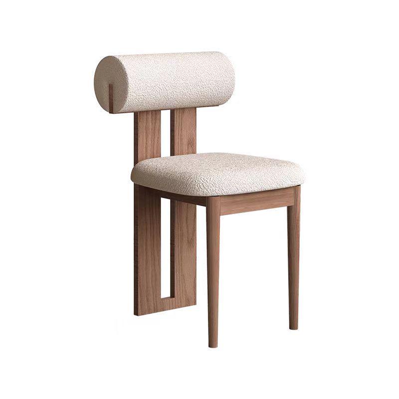 Pre-Owned Solid Wood French Retro Dining Chair with Backrest