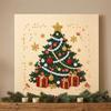 With Frame DIY Pearl Bead Art Set 3D Pearl Art Home Christmas Wall Decor  Home Wall Decor
