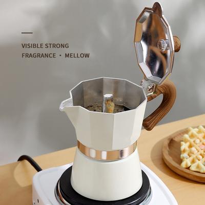 Кофеварка Moka Pot Espresso Maker 150 мл, легкая, простая в использовании кофеварка на плите