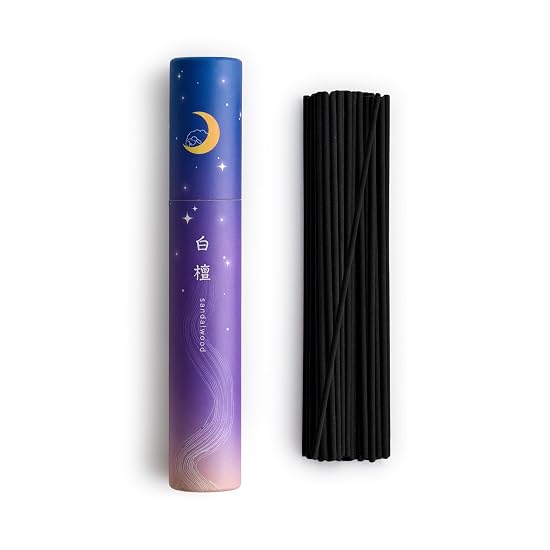 OneSheep Incense Sandalwood, characterized by its sweetness, low smoke, for before sleep, 40 sticks,