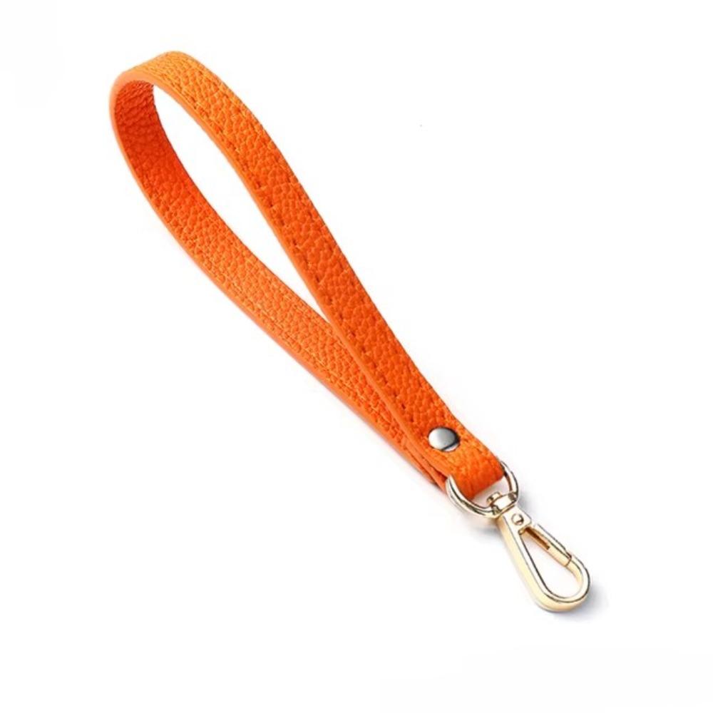 Портативная сумка из ПУ кожи, сменный ремешок на запястье, мягкая ручка для сумки, однотонная ручка для кошелька, аксессуары для сумки