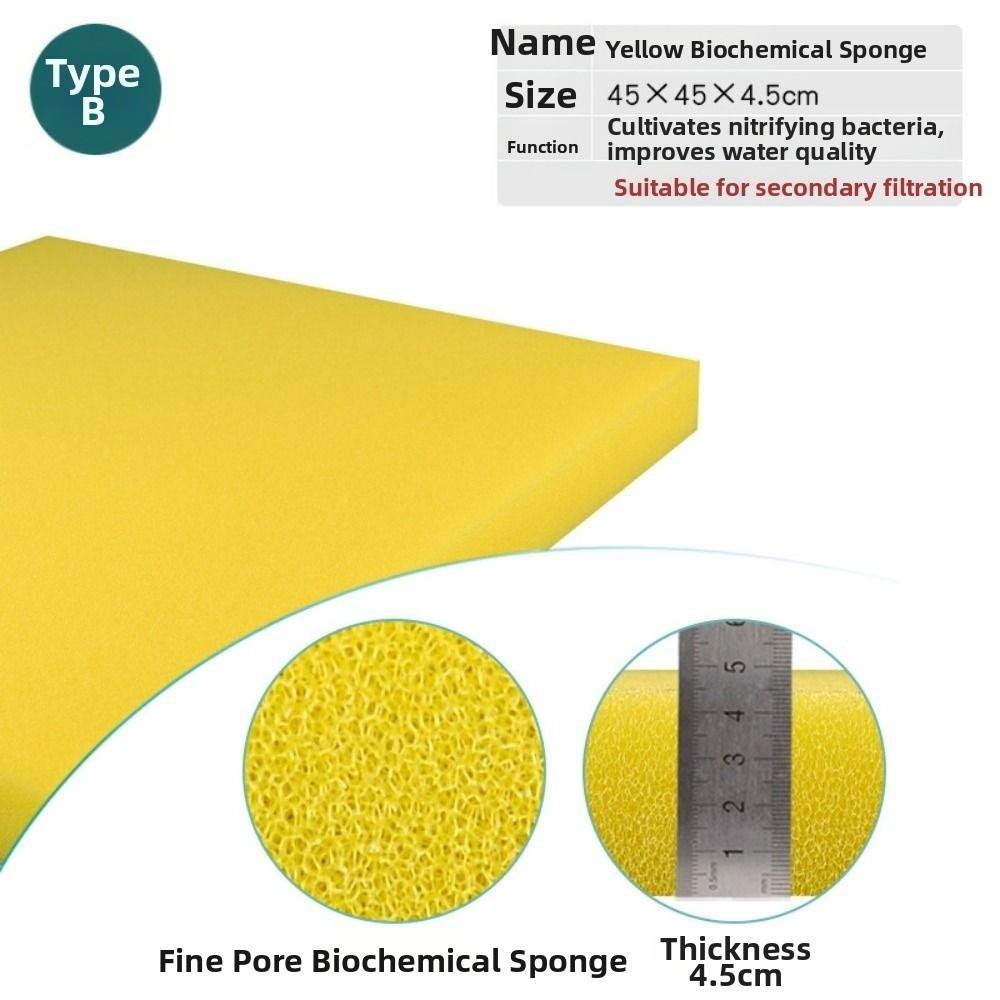 Reusable Fish Tank Filter Easy to Use Filter Sponge Durable Filter Cotton Aquarium Use