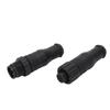 2PCS Marine for NMEA 2000 Terminators M12 Male Female 5 Pin IP67 Waterproof for Lowrance Networks
