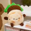 Simulation Chinese Hamburger Plush Toy Stuffed Vegetable Leaves Meat Doll Funny Bag Decoration Birthday Gift