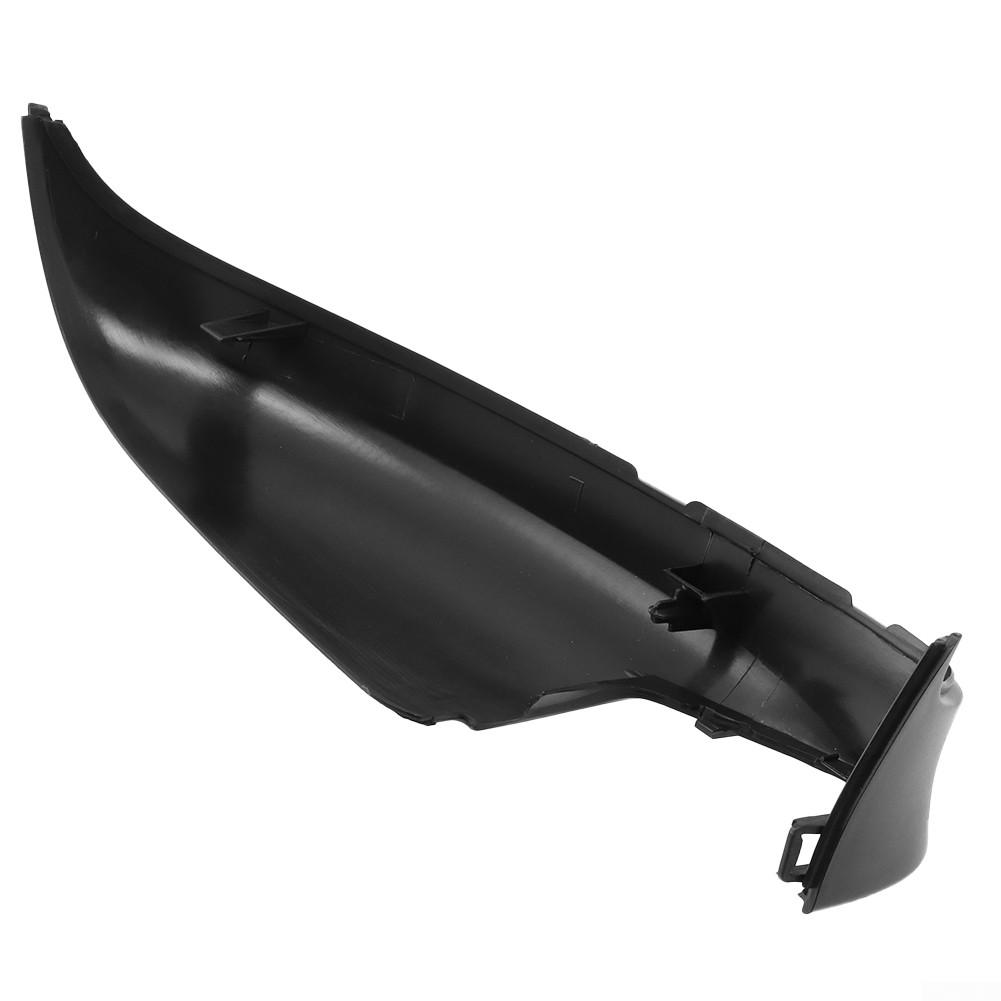 Нижняя крышка зеркала, 1 шт., черная автомобильная деталь, внешние аксессуары, передняя левая