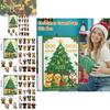 Christmas Dog Lover Advent Calendar With Acrylic Tree Ornaments For Holiday Celebration