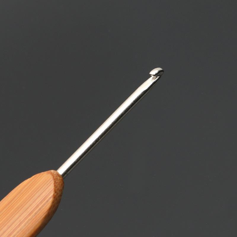 Бамбуковая ручка Крючок для вязания своими руками Инструменты для ручного вязания Бытовой набор Шерстяная игла Крючок с круглой головкой Спица для свитера Полный набор спиц