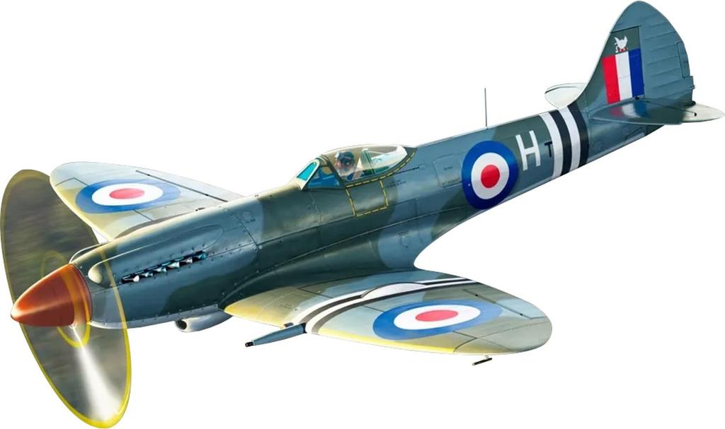 AZ Model British Spitfire Over Asia Пластиковая модель AZM7883 1/72 Mk.18e