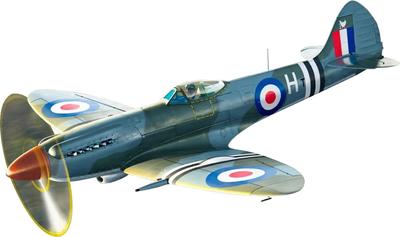 AZ Model British Spitfire Over Asia Пластиковая модель AZM7883 1/72 Mk.18e