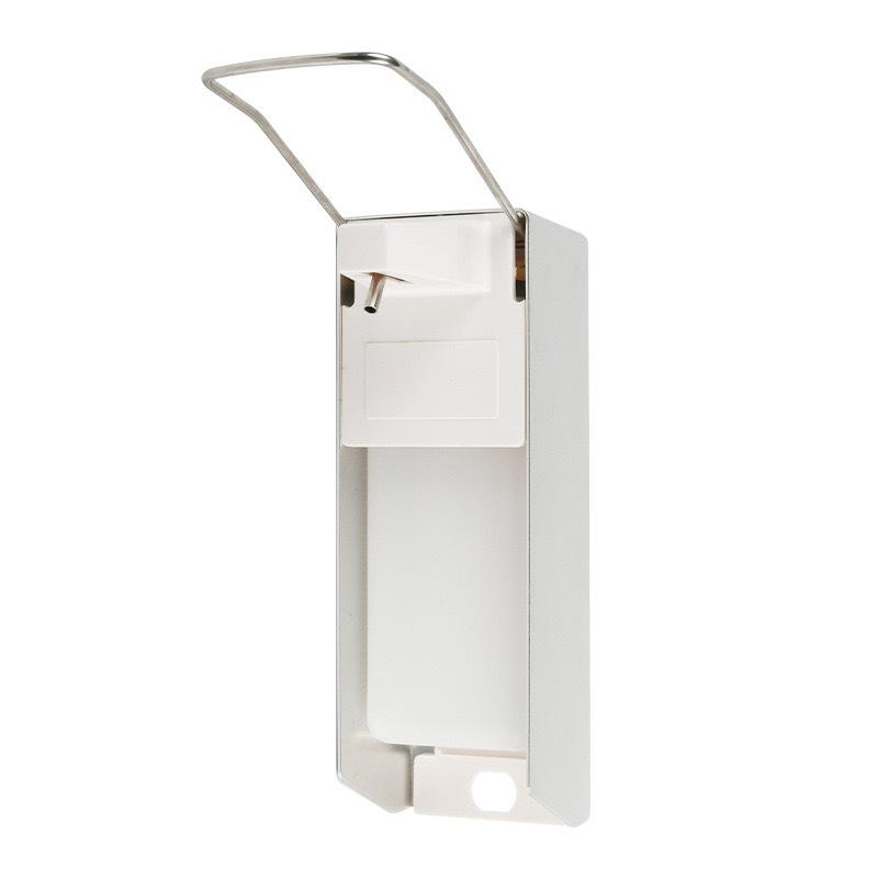 Public Area Use Plastic Automatic Soap Dispenser Elbow Pressure Wall-Mount for Disinfection Liquid in Hospitals SchoolsMalls