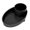 Car Seat Snack Tray Portable Multifunctional Travel Rotating Cup Holder Plate for Toys Water