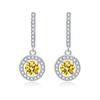 Lindon Copper Alloy Zircon Earrings Drop Earrings For Women Wedding Party Gifts
