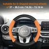 Для KIA Чехол на руль из перфорированной кожи с текстурой под карбон Sportage Nq5 Rio 3 4 Ceed Jd Stonic Stinger Forte Picanto