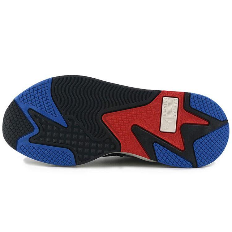 Puma Rs 2.0 Ткань Синтетическая кожа Панорама Ретро Блок цвета Низкий верх Кроссовки для образа жизни Кроссовки унисекс Черный Белый Серый 375872-01