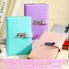 200 Pages Retro Password Book with Lock A5 Diary Notebook  Office School Supplies