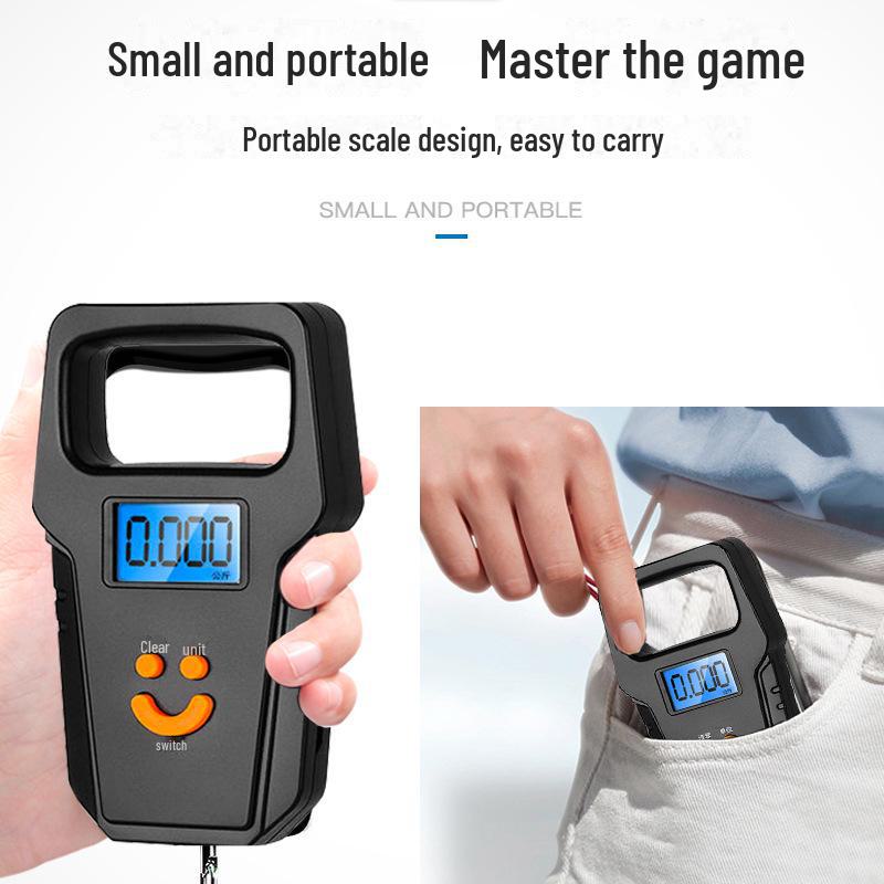 Высокоточные мини-портативные электронные весы для багажа 50 кг