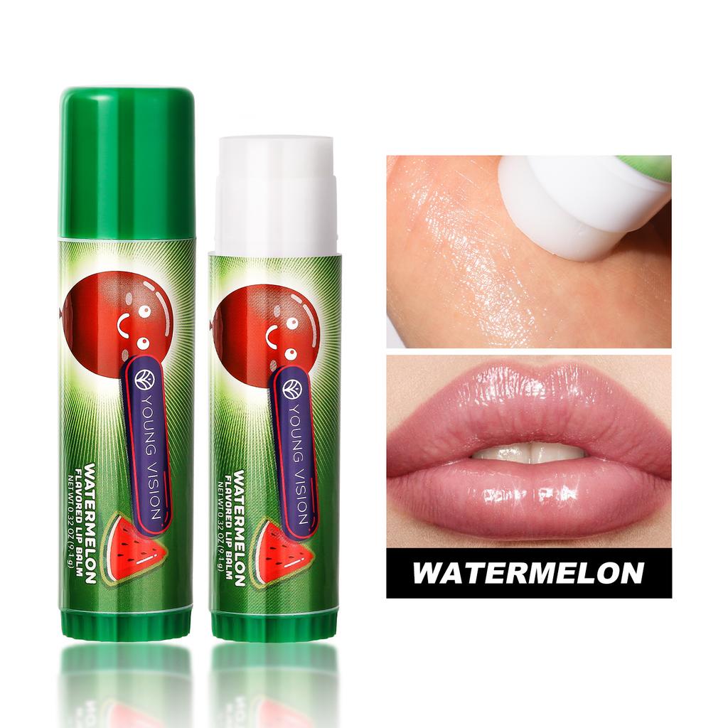 YOUNG VISION Lip Balm Moisturising Nourishing Hydration Anti-dry Cracking Peeling Fruit Flavour Cross-border Lip Balm Stock