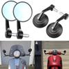 New Motorcycle Rearview Mirror 7/8 Modified Reverse Mirror Power Rider Handlebar Mirror 22mm All Aluminum Round Handlebar Mirror