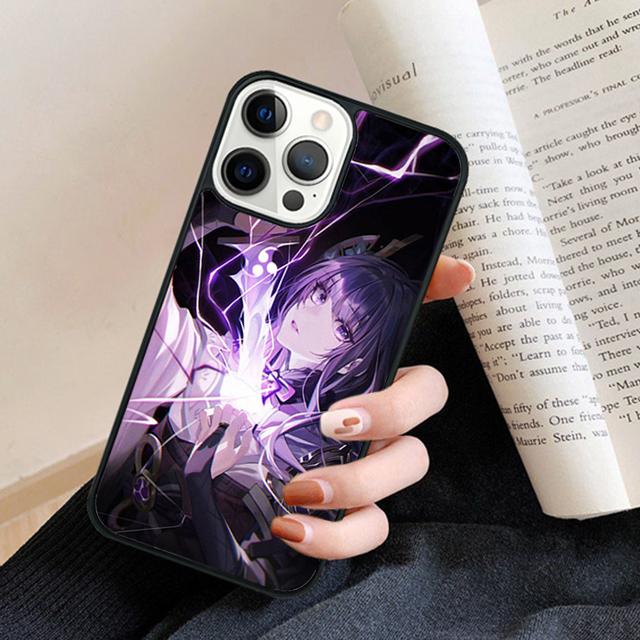 Raiden Shogun Genshin Impact Phone Case Cover For iPhone 17 Air 16 15 14 plus 12 13 pro max coque Shell Fundas