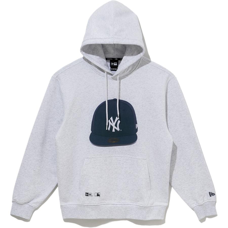 New Era Худи с графическим принтом MLB FW24 Унисекс худи Серый 14397992