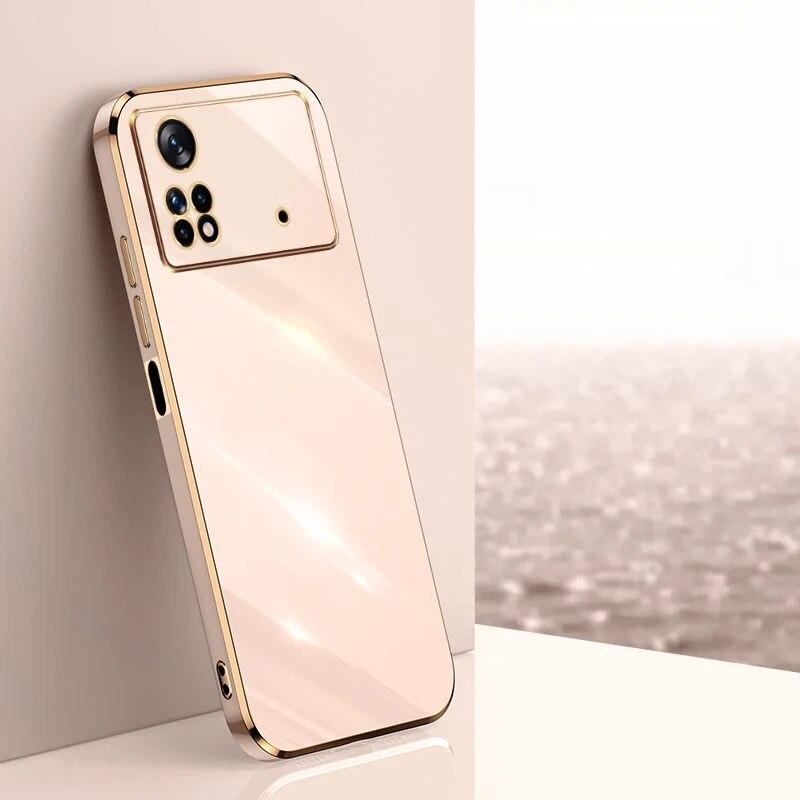 Чехол для Xiaomi Poco X4 Pro 5G Poco X4 Pro 5G, чехол 2201116PG, роскошный чехол для телефона с квадратным покрытием Poco x4 pro, противоударная задняя крышка