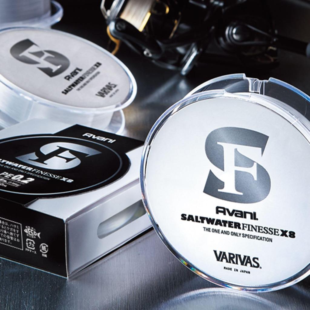 VARIVAS Avani Saltwater Finesse PE X8 150м 0.4 (9,2 фунта) Кристально-белый ПЭ шнур