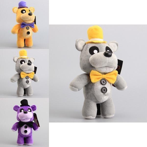 Плюшевые игрушки Fnaf Фредди премиум-качества 28 см мягкие и приятные на ощупь Пять ночей с медведем Фредди