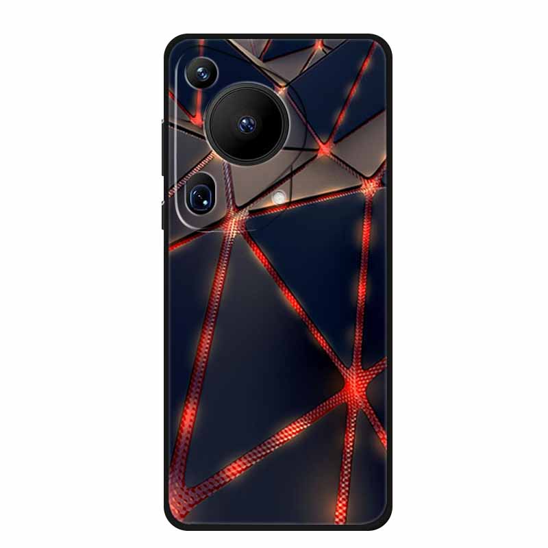 For Huawei Pura 70 Ultra Case 70Ultra Black Silicone Soft Back Cover Case For Huawei Pura 70 Ultra Phone Case Cover Pura70 Ultra