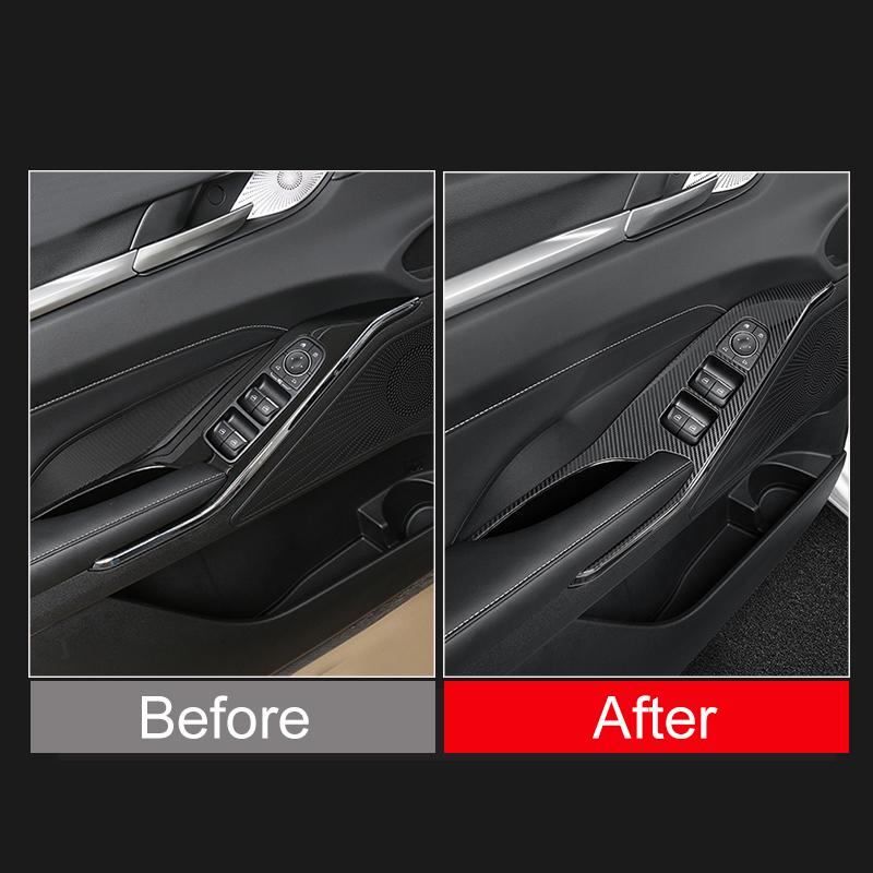 Для Haval H6 3-го поколения 2022 2023 из нержавеющей стали, дверной подлокотник, панель оконного переключателя, кнопки подъема, чехлы, отделка салона