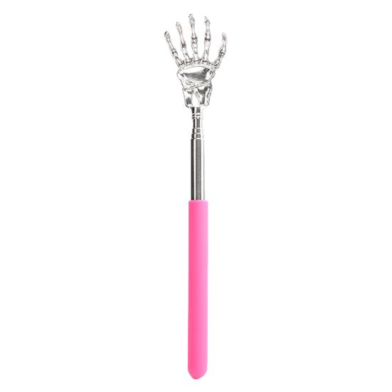 Extendable Stainless Steel Ghost Hand Back Scratcher Portable Telescopic Claw Massager Tool Funny Gift for Seniors Dad Men Women