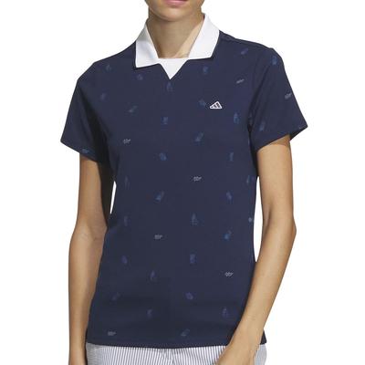 Рубашка Golf PLAYGREEN с монограммой, быстросохнущая, для темно-синего цвета [Adidas Golf] Женская,