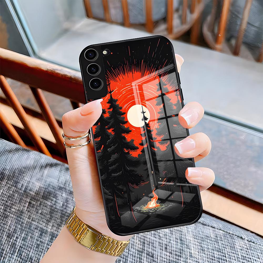 Чехол для телефона O-Outer W-Wilds Game для Samsung S26 S25 Plus S20 S20 Plus S22 Ultra S23 FE S21 Plus S21 Ultra Стеклянная крышка