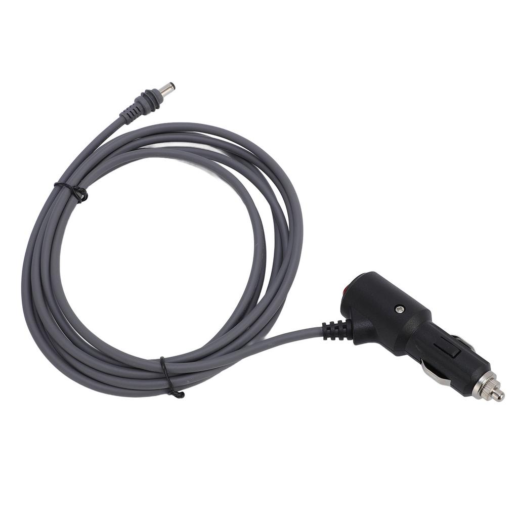 10ft DC Power Cable Cigar Lighter DC12V To 24V Water Resistant 18AWG DC Power Supply for Trucks Buses Ships Gray