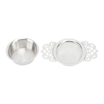 Фильтр для заварки чая 304, изолированное основание из нержавеющей стали, мелкоячеистое ситечко для чая, чаша для фильтра для заваривания