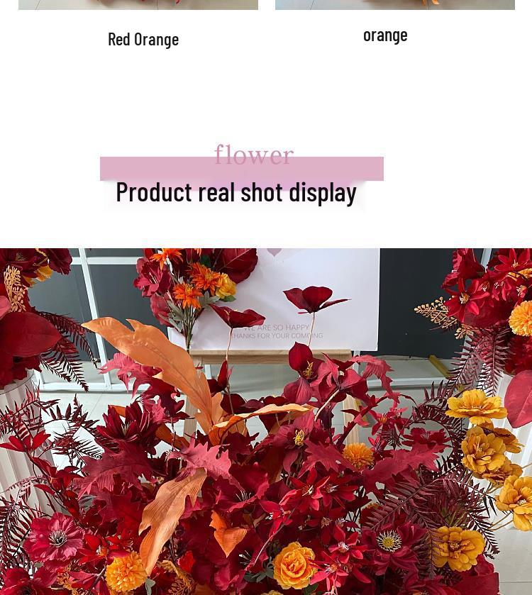 Искусственный Цветочный Декор для Свадебного Места Проведения: для Дорожки, Сцены и Банкетного Зала