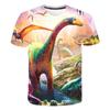 Fashion Dragon 3D Print Kids Boys T-shirts Cartoon Clothes Animal Dinosaur T Shirt Gift For Children Boy Girl T-shirt 3-14 Year