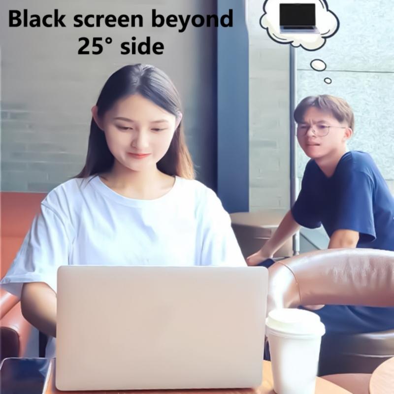 Магнитная пленка для конфиденциальности ноутбука 12-17 дюймов, не требует клея, защищает от подглядывания, прозрачный дисплей, ПЭТ-фильтр конфиденциальности