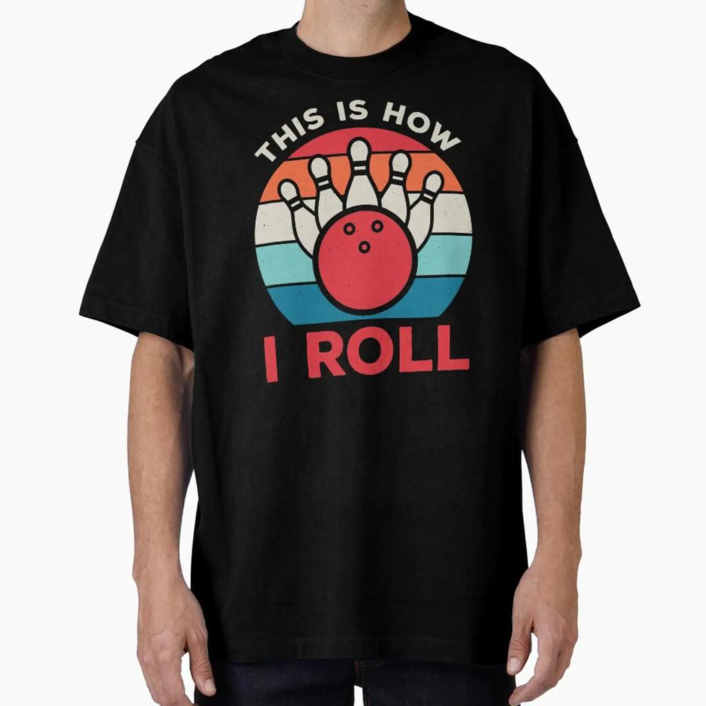 Funny Bowling Designed And Sold By Artworkbyrihen Vintage Stretched Unisex Versatile Slightly Soft Comfortable Homme