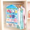 16-Pocket Hanging Organizer for Bedroom, Living Room, or Door - Ideal for Socks, Underwear, and Small Items Wall Storage