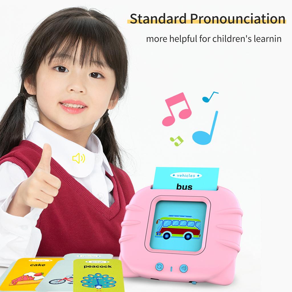 Говорящие флеш-карты Обучающие игрушки для малышей 0–3 лет со звуковыми эффектами Раннее чтение на английском языке